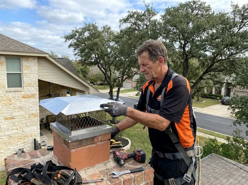 Chimney Cap Installation in Austin, TX