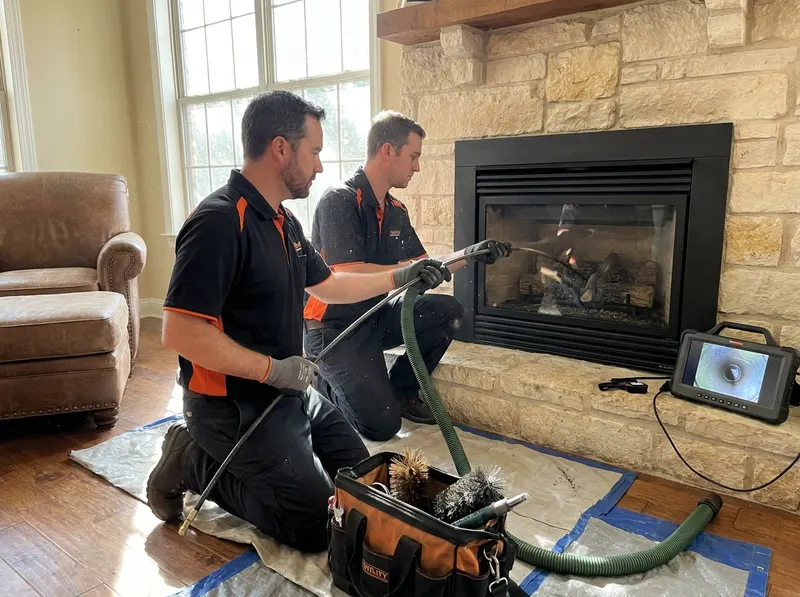 Gas Fireplace Flue Cleaning in Austin, TX